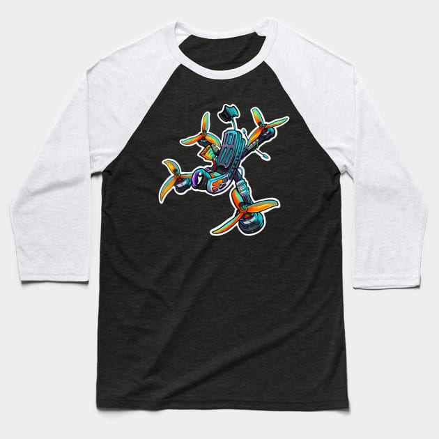 The titanium chameleon Baseball T-Shirt by Mrwigglesfpv